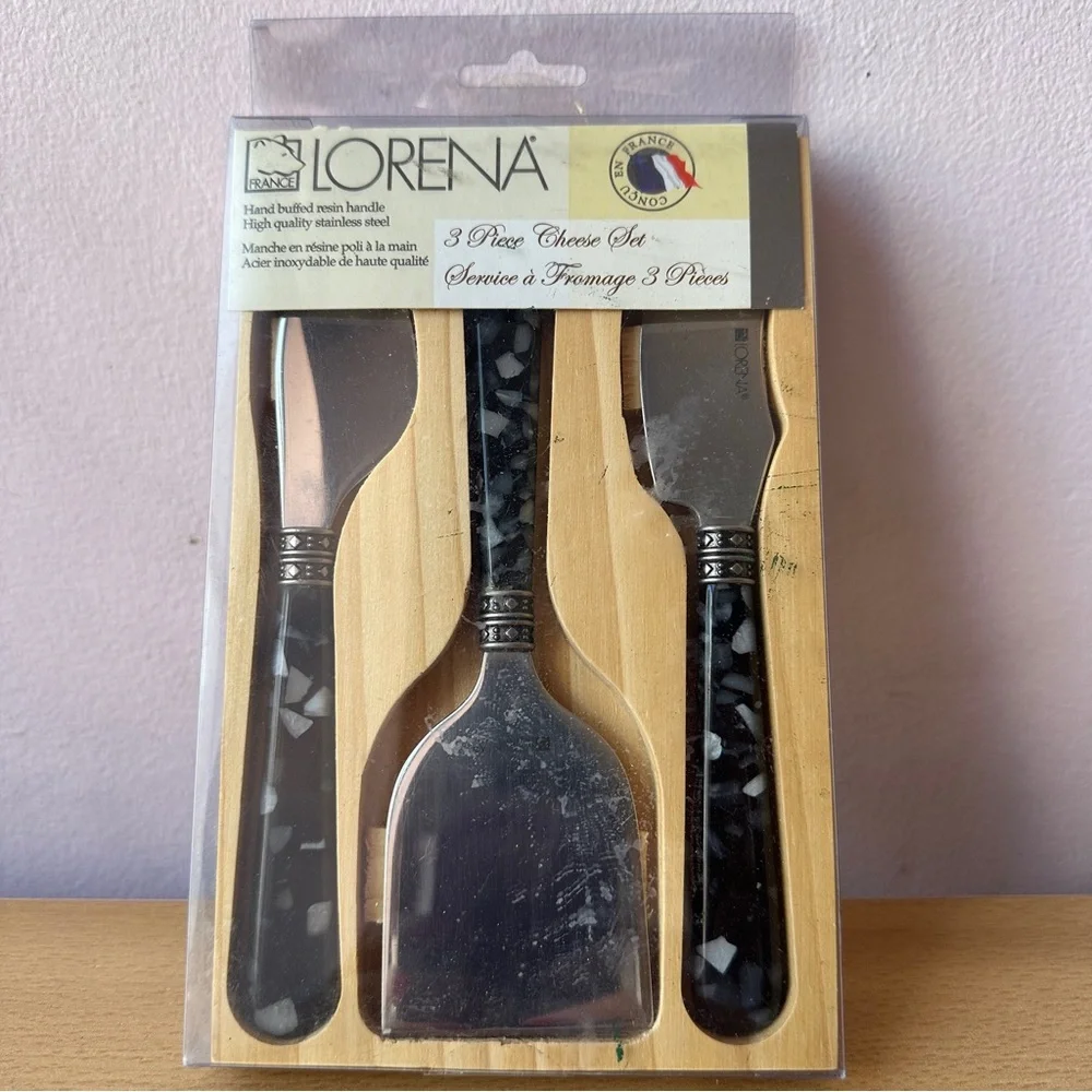 Lorena Brand New Cheese Board Serving Set 3 Pieces